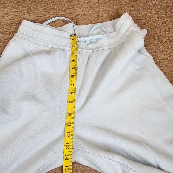 Lululemon sz 10 women light blue jogger pants joggers cropped - Picture 11 of 13